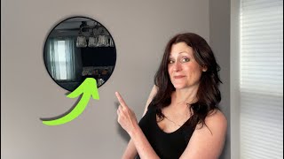 Amazon Round Mirror Review  Americanflat [upl. by Savart]