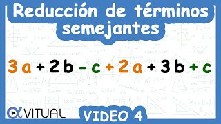 💠Reducción de Términos Semejantes  Video 4 de 4 [upl. by Mcgruter]