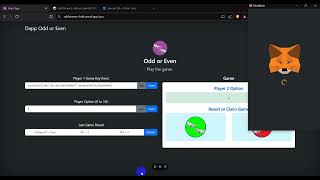 DAPP Web3  Jogo Par Ou Impar P2P de 3 Fases [upl. by Bondon]