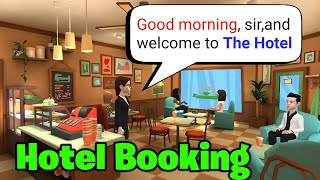 English Conversation How To Talk At Hotel ReceptionHotel Conversationconversation [upl. by Tamera]