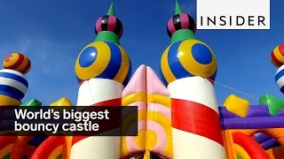 This is the worlds biggest bouncy castle [upl. by Enylrac]