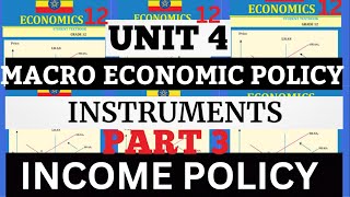 ECONOMICS PART 3 INCOME POLICY AND WAGE AND INTRODUCTION PART FOR EXCHANGE RATE POLICY [upl. by Shaia]