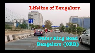 Outer Ring Road Bangalore walk through Major IT Hub  ORR  Lifeline of Bangalore Travel4life [upl. by Alyal]