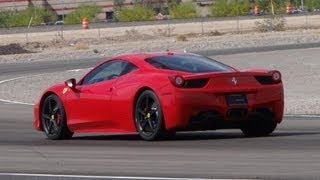 Red Ferrari 458 Italia Racing [upl. by Reis353]