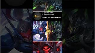 Argus vs other heroes 🗡️🪽 shorts mobilelegends [upl. by Zilevi]