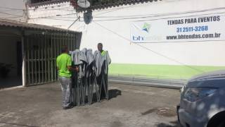 Como montar a Tenda Super Sanfonada 6x3  BH Tendas [upl. by Najar808]