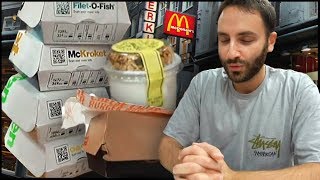 McDonalds 6 Burger Challenge [upl. by Materse]