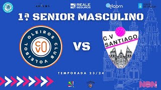 SENIOR MASCULINO Club Voleibol Oleiros VS Club Voleibol Santiago [upl. by Enneiviv278]