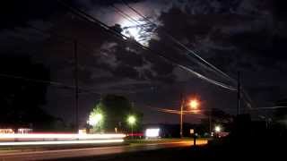 Rural Highway at Midnight Sounds of Cars amp Trucks Passingby for relaxation 1 Hour [upl. by Linson79]