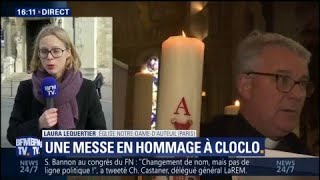 Une messe organisée à Paris en hommage à Claude François pour le 40e anniversaire de sa mort [upl. by Madson]