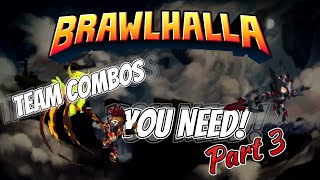 CRAZY Brynn x Barraza Team Combos You Need  Brawlhalla Tutorial [upl. by Krum226]