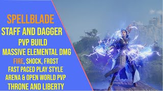 Powerful Staff and Dagger PVP Build for Throne and Liberty  Spellblade TL PVP Build [upl. by Carbone]