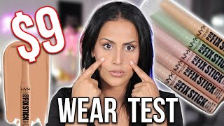 NEW NYX PRO FIX STICK CONCEALER WEAR TEST  REVIEW [upl. by Kary]