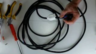 COMO HACER UNA PROLONGACION ELECTRICA  HOW TO ELECTRIC PROLONGACION [upl. by Eita]