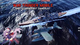 KMS Scharnhorst gameplay  War Thunder mobile [upl. by Mellman]