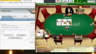 Online Poker Bot v2 at Party Poker [upl. by Renba]