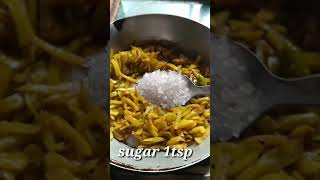 Lauer Khosha Bhaja  Bengali Bottle Gourd Peel Stirfry  Cooking with MouShorts [upl. by Penelope]