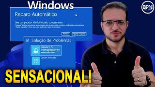 Como RESTAURAR e REPARAR o Windows SEM PERDER seus Arquivos Pessoais [upl. by Ynos]