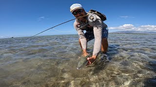 Fly Fishing for Bonefish at Hickam Hawaii [upl. by Akit]