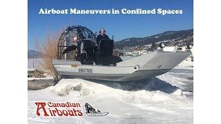 Canadian Airboats  Controlled Maneuvers [upl. by Rialc961]