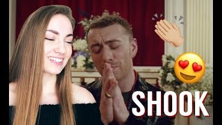 SAM SMITH  ONE LAST SONG OFFICIAL VIDEO REACTION [upl. by Leinad]