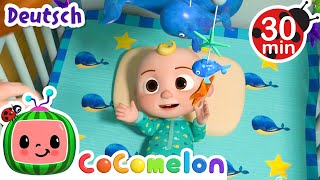 Schlaf kleines Baby  Kinderlieder und Cartoons  CoComelon  Moonbug Kids Deutsch [upl. by Haliak]