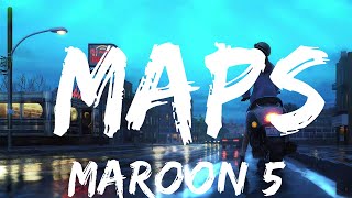 Maroon 5  Maps Karaoke Version [upl. by Larrabee]