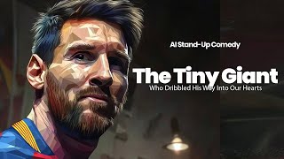 AI Stand Up Comedy by Messi  The tiny giant [upl. by Ikuy]