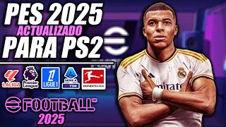 NUEVO ¡PES 20242025 PARA PS2  ¡TODO ACTUALIZADO [upl. by Otrebireh]