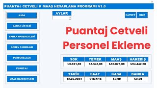 Personel Puantaj ve Maaş Hesaplama [upl. by Shannon]