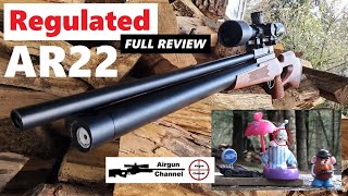 Evanix Hunting Master AR22 Regulated Full Review  Revolver Style PCP Air Rifle [upl. by Warner497]