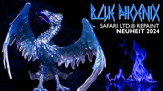 Safari Ltd ® Blauer Phönix  Blue Phoenix New 2024 Repaint  Mythical Realms  Unboxing [upl. by Aramas]