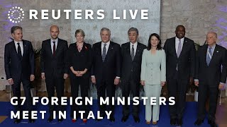 LIVE G7 delegations and Arab countries meet in Rome [upl. by Yoho769]