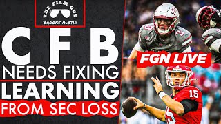 FGN Live College Football Needs Fixing  Learning from Georgias SECCG Loss vs Bama [upl. by Olraced310]