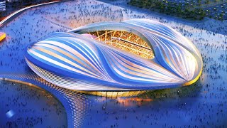 8 ESTÁDIOS FUTURISTAS DA COPA DO MUNDO QATAR 2022 [upl. by Lonne697]