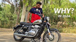 JAWA Bike mai kya hai jo log lenge isse New JAWA 350 Bike in 2024 Ride Review and Deep Details [upl. by Whiting]