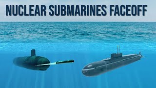 Ohio Class Submarine vs Borei Class Submarine [upl. by Esyak]