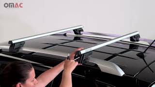 MENABO SHERMAN Cross Bars Top Carrier Roof Racks 2 Pcs [upl. by Adnylam421]