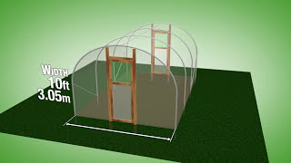 10ft 305m Wide Polytunnel Overview  VT10 [upl. by Larner586]