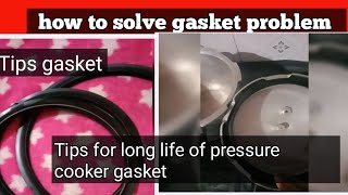 how to solve gasket problem savemoney cookergaskettipseasy tricks cold watermusic leakage [upl. by Anat]