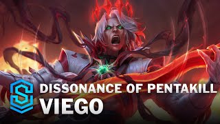 Dissonance of Pentakill Viego Skin Spotlight  League of Legends [upl. by Atinot571]