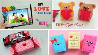 5 Best DIY Valentine Gift Ideas  Easy Valentine Love Gifts  Valentines Day Crafts [upl. by Holton]