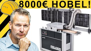 LOHNT ein 8000€ PROFI HOBEL FELDER AD 741 im TEST  WERKZEUG NEWS 68 [upl. by Akinas]