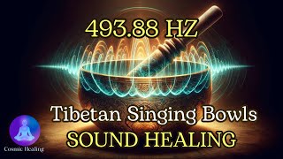 Tibetan Healing Sounds  Tibetan Singing Bowls Meditation  Sound Healing  49388 Hz [upl. by Scrope]