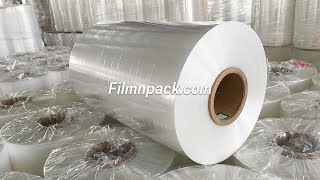 Polyolefin Shrink Film Rolls Manufacturing  5 Layers Polyolefin Shrink Packaging Materials [upl. by Condon]