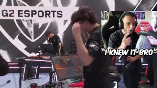 FNS Reacts To G2 Insane Performance to Eliminate Cloud9 from Playoffs [upl. by Topping]