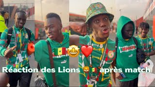 Réaction des Joueurs Sénégalais content ❤️🤩🇸🇳 après la victoire Sénégalais 🇸🇳 [upl. by Sulamith]