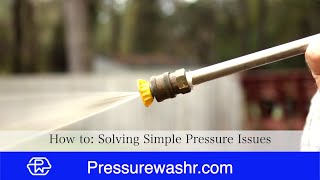 Fix Low Pressure Issues on Pressure Washers Easy Troubleshooting Guide [upl. by Ardel]