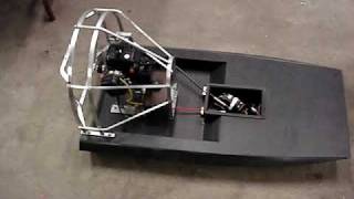 First run RC Airboat quotVelocityquot [upl. by Zilla]