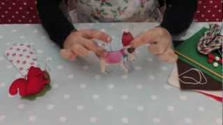 Make a Cath Kidston Festive Stan Christmas Decoration [upl. by Kaylyn]